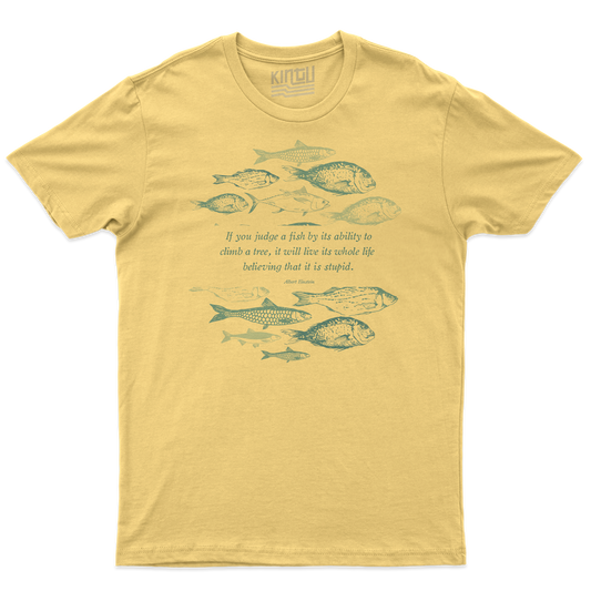 Kintu T-Shirt Citazione Einstain
