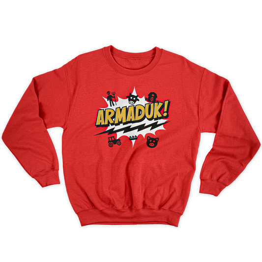 Kintu Felpa Girocollo Unisex Armaduk! il Ragazzo di Campagna - Pozzetto