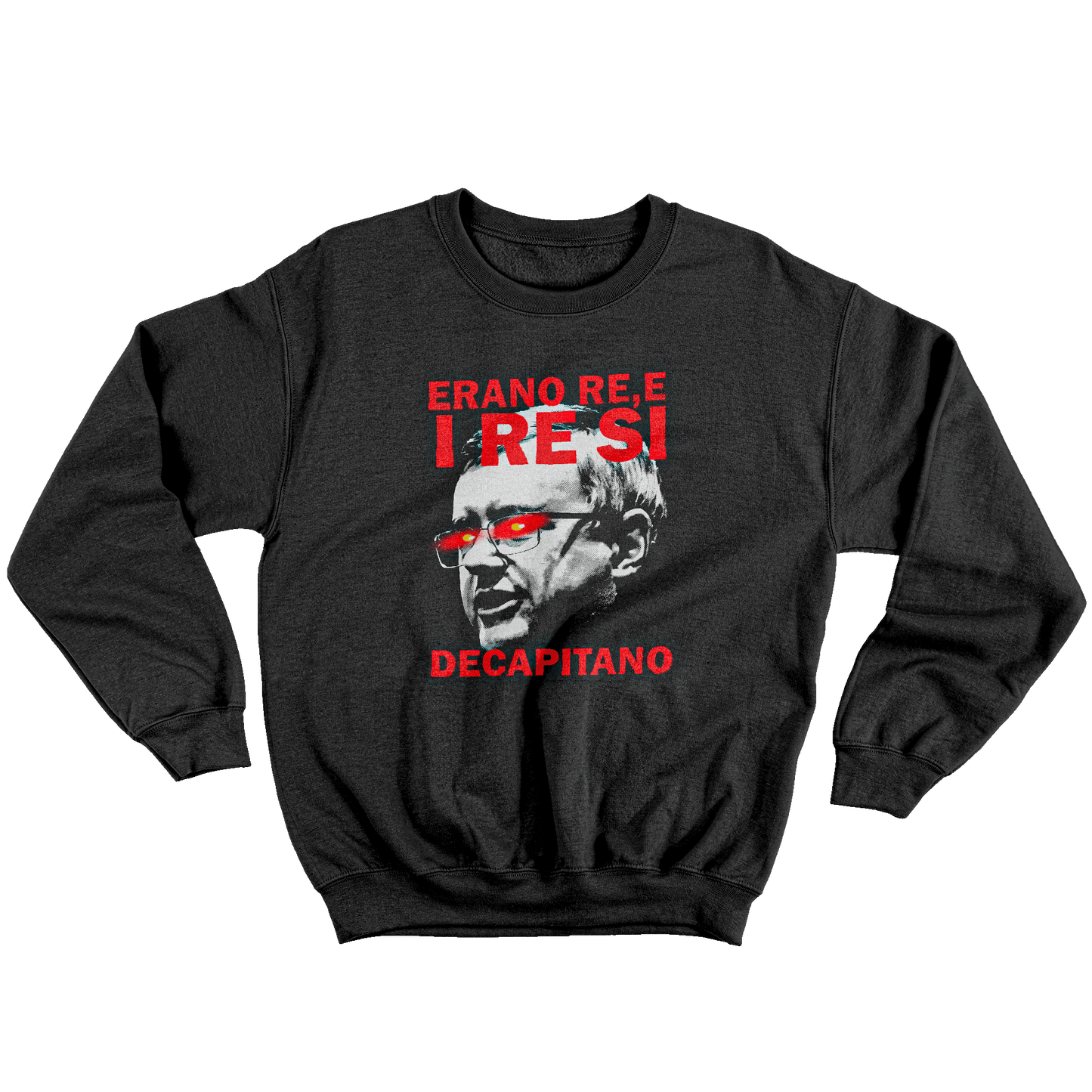 Kintu Felpa Girocollo Unisex I Re si decapitano - divertente