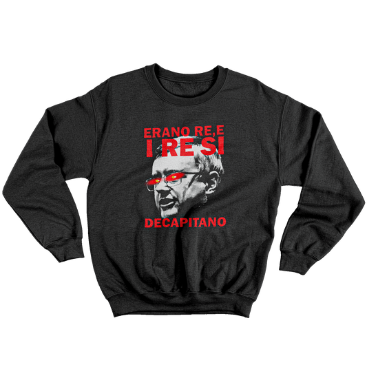 Kintu Felpa Girocollo Unisex I Re si decapitano - divertente