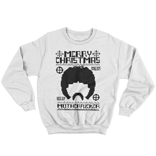 Kintu Felpa Girocollo Unisex Merry Christmas Pulp - pixel - Natale