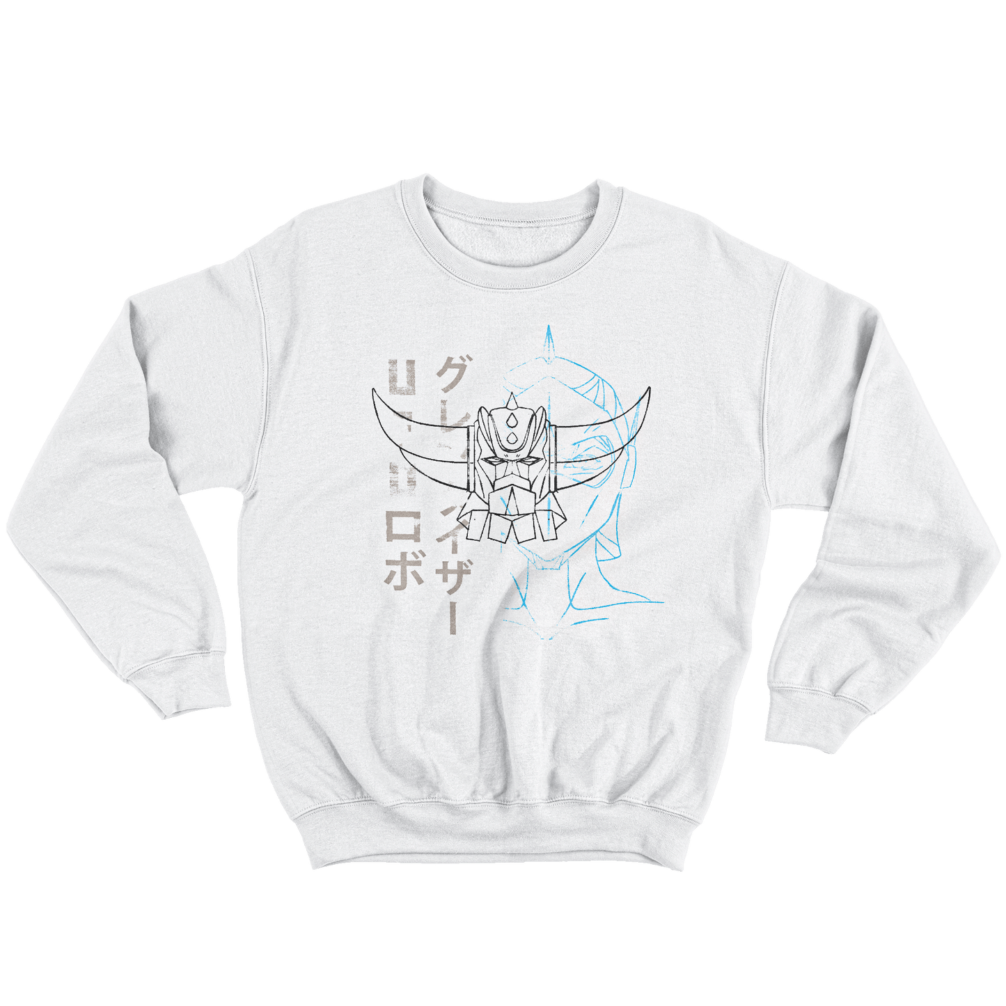 Kintu Felpa Girocollo Unisex Goldrake Minimal Kintu - Ufo - Anime Vintage