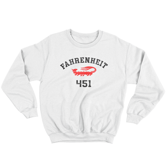 Kintu Felpa Girocollo Unisex Fahrenheit 451 - 1966 - Fantascienza distopica