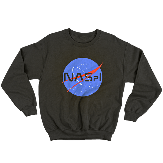 Kintu Felpa Girocollo Unisex Naspi like Nasa - Divertente