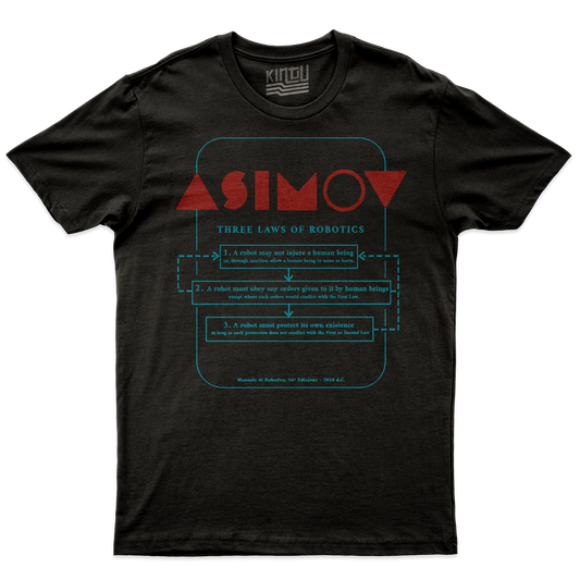 Kintu T-Shirt Asimov - Leggi Robotica
