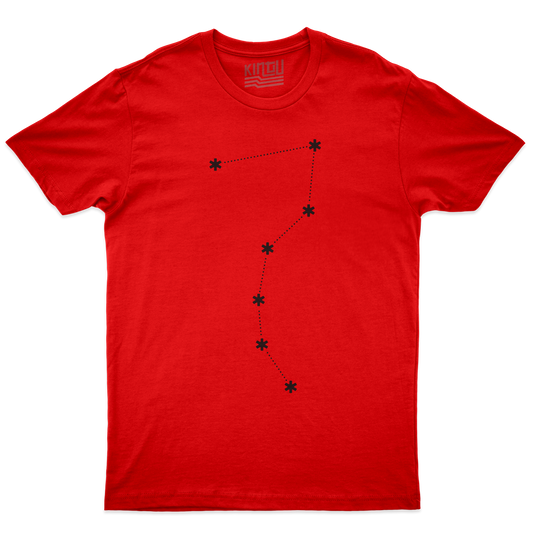 Kintu T-Shirt Sette Stelle Minimal - Hokuto