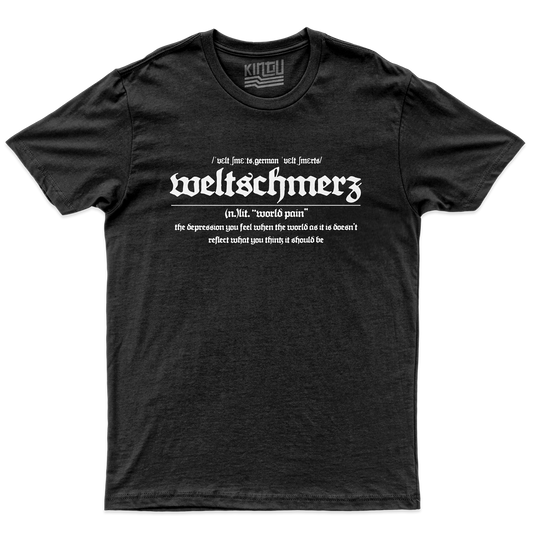 Kintu T-Shirt Weltschmerz definizione