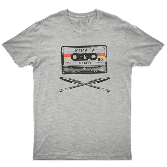 Kintu T-Shirt Musicassetta Pirata - Retro Love