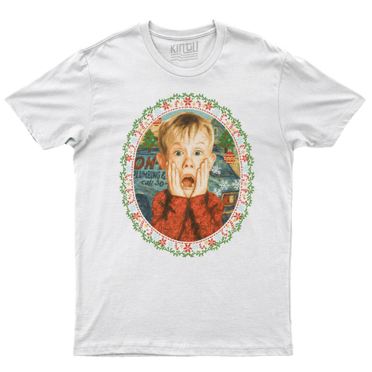 Kintu T-Shirt Kevin McCallister "Ricamo" Natalizio - Home Alone
