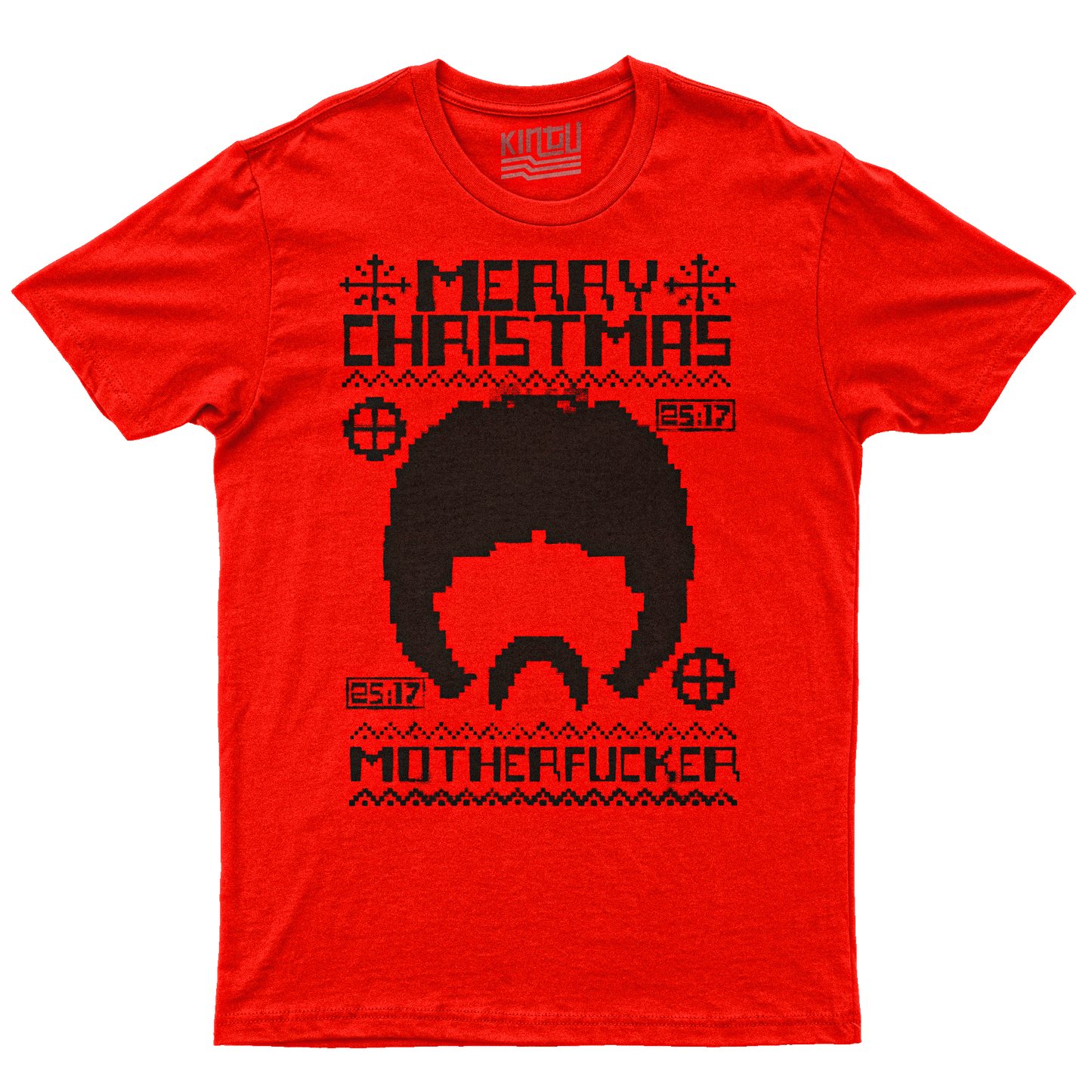 Kintu T-Shirt Merry Christmas Motherfucker - Pulp - pixel - Natale