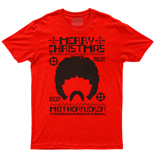 Kintu T-Shirt Merry Christmas Motherfucker - Pulp - pixel - Natale