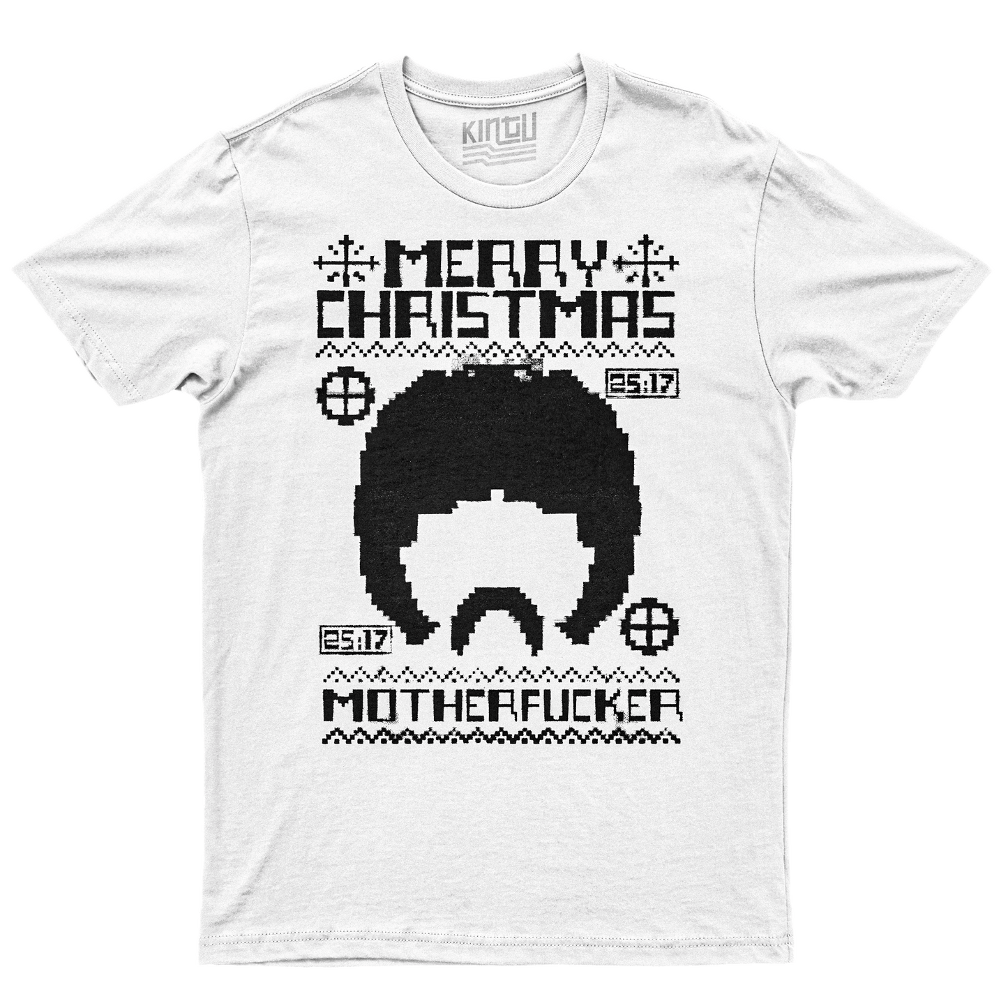 Kintu T-Shirt Merry Christmas Motherfucker - Pulp - pixel - Natale