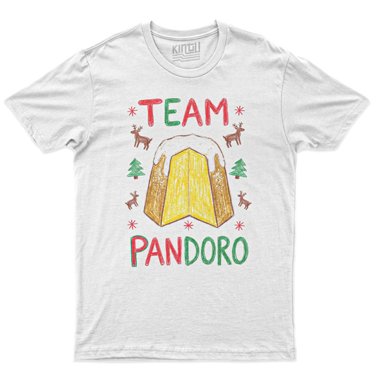 Kintu T-Shirt Team Pandoro - Divertente - Natale