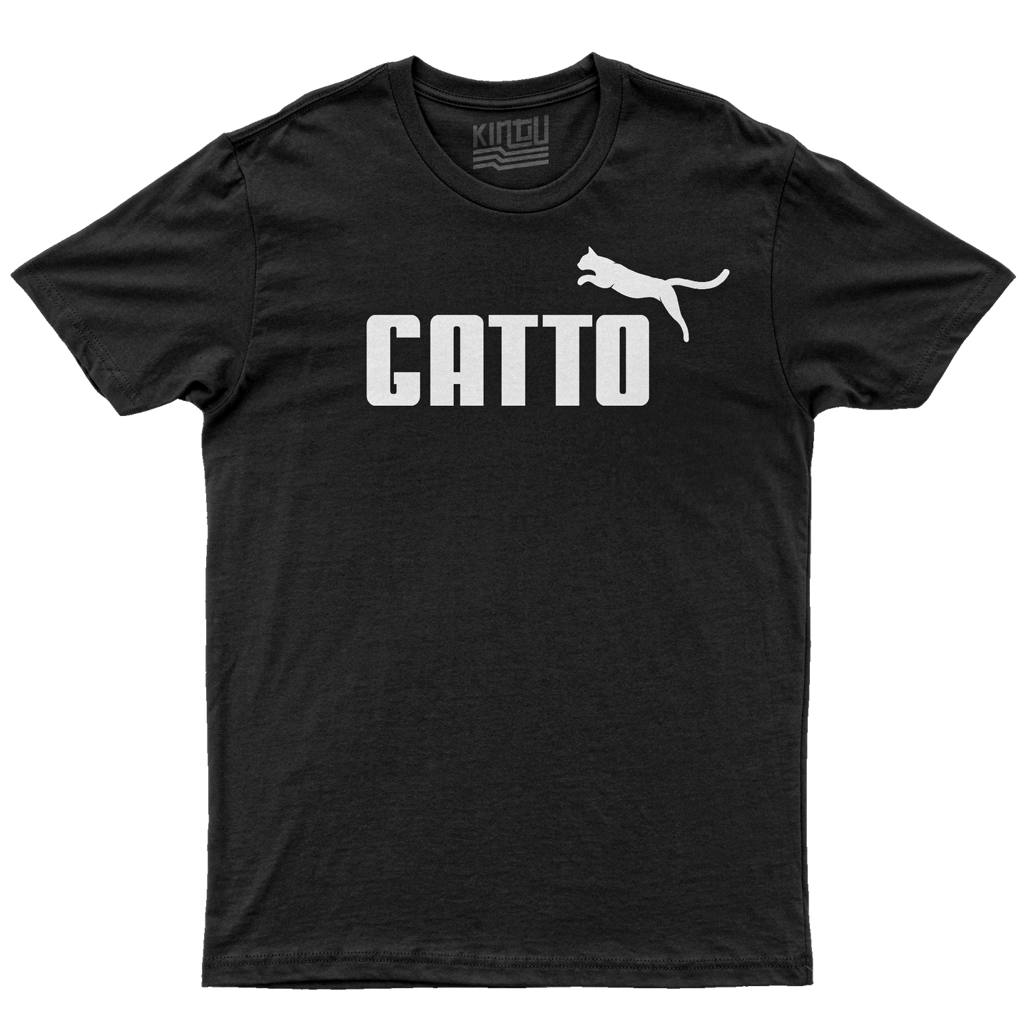 Kintu T-Shirt Gatto Sport Kintu Divertente