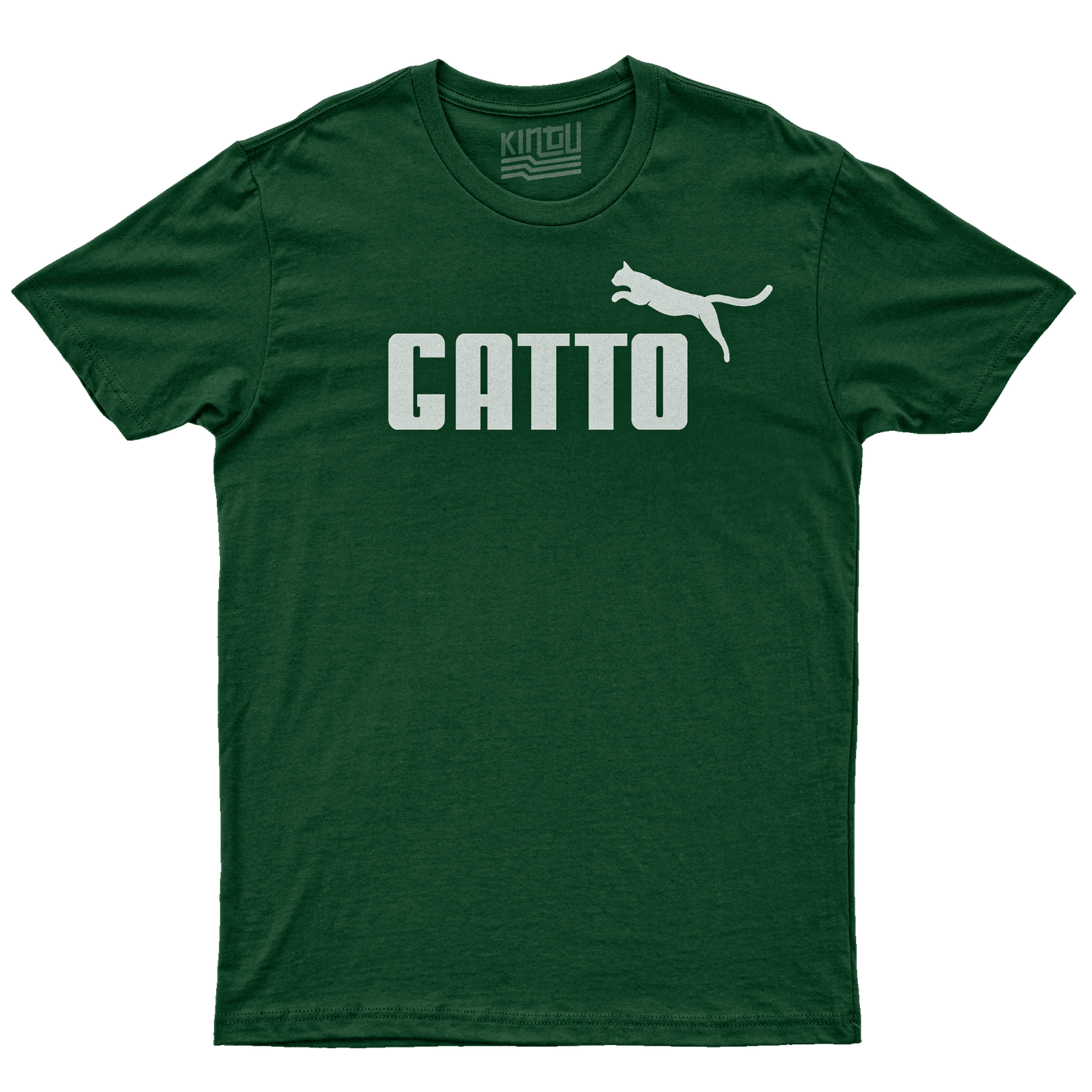 Kintu T-Shirt Gatto Sport Kintu Divertente