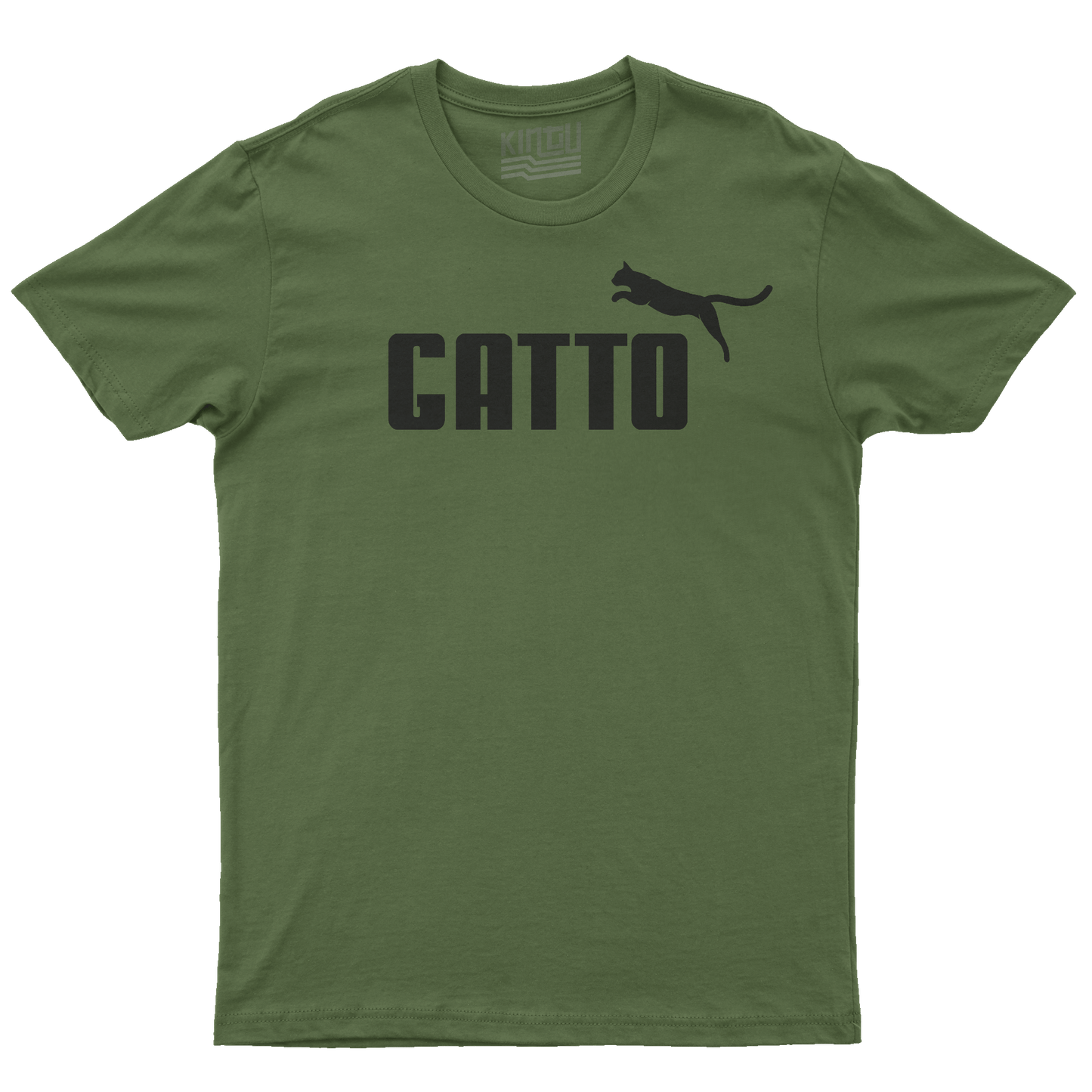 Kintu T-Shirt Gatto Sport Kintu Divertente