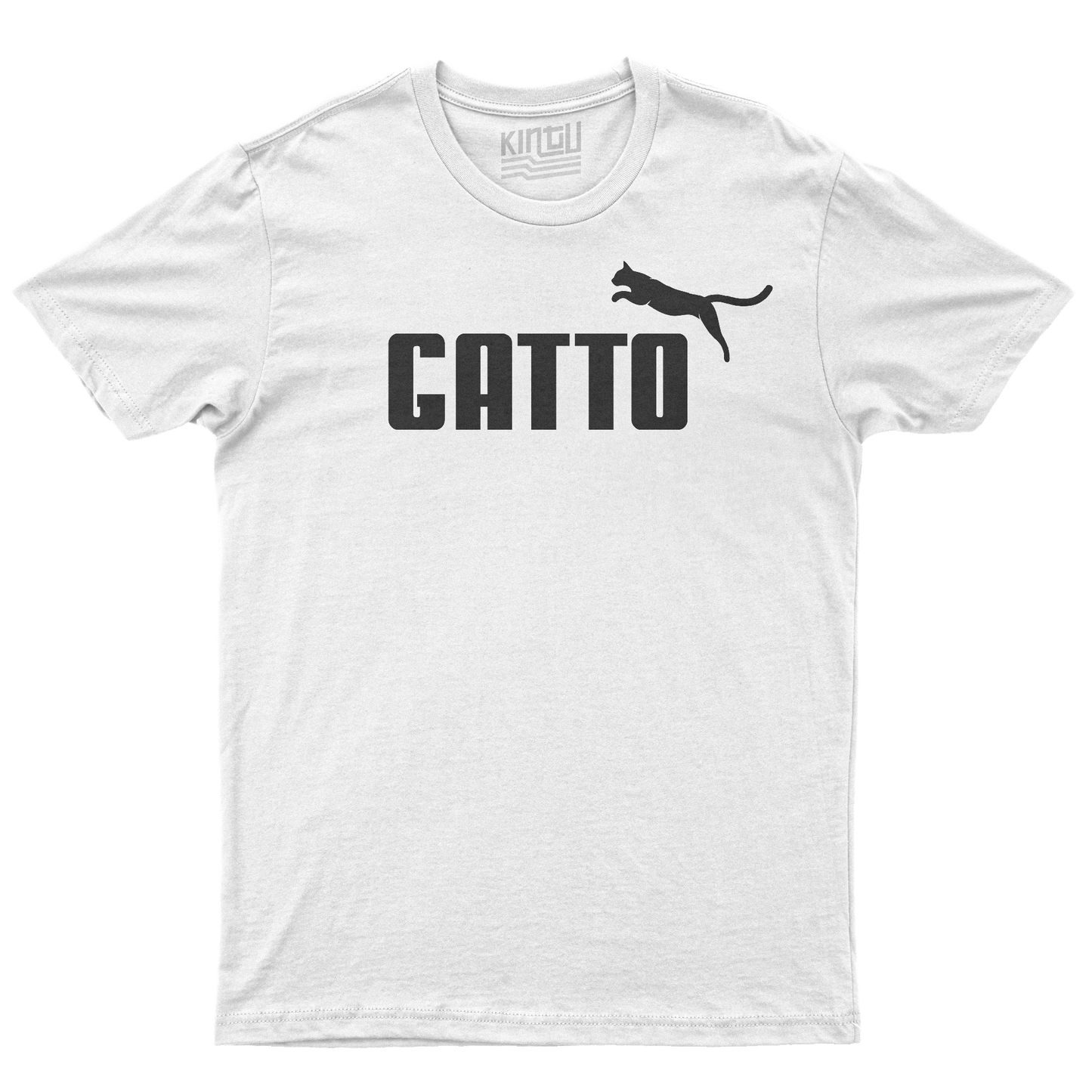 Kintu T-Shirt Gatto Sport Kintu Divertente