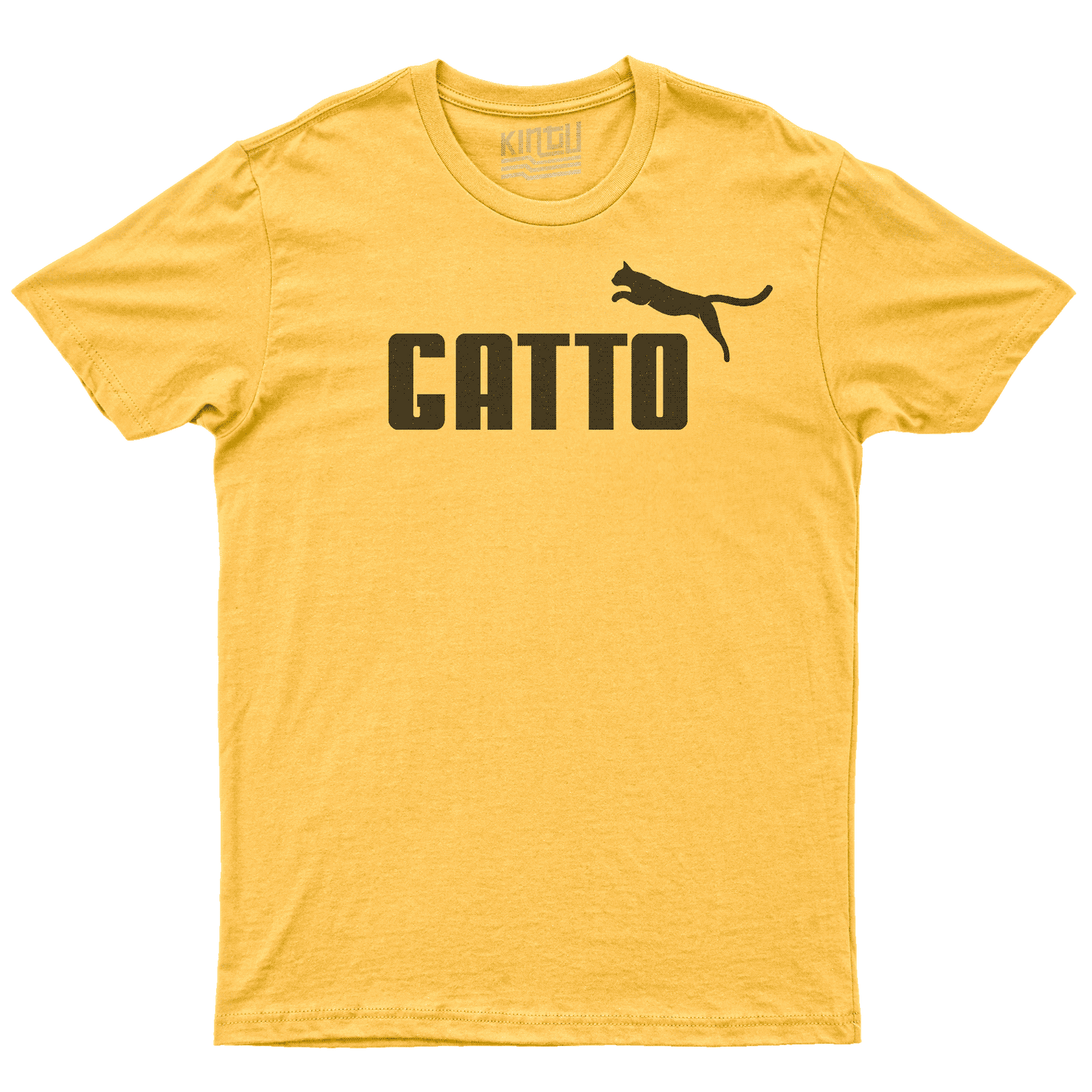 Kintu T-Shirt Gatto Sport Kintu Divertente