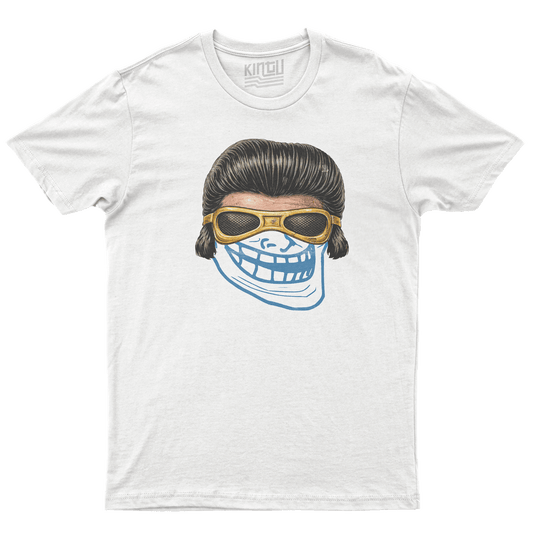 Kintu T-Shirt Tony mask - Troll face meme Divertente