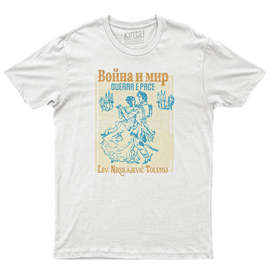 Kintu T-Shirt Guerra e Pace - Letteratura Russa - Lev Tolstoj