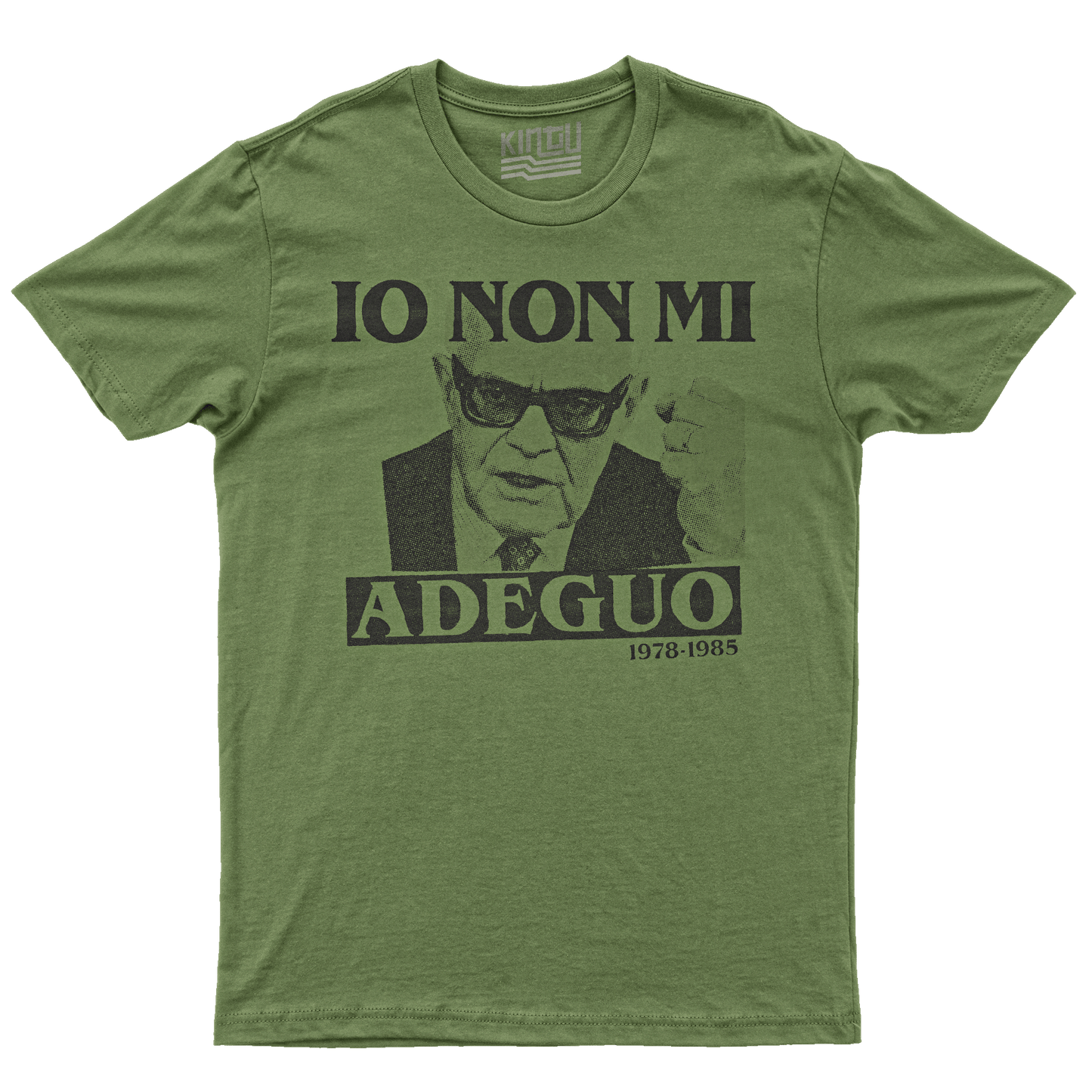 Kintu T-Shirt Io Non Mi Adeguo  - Pertini - Presidente