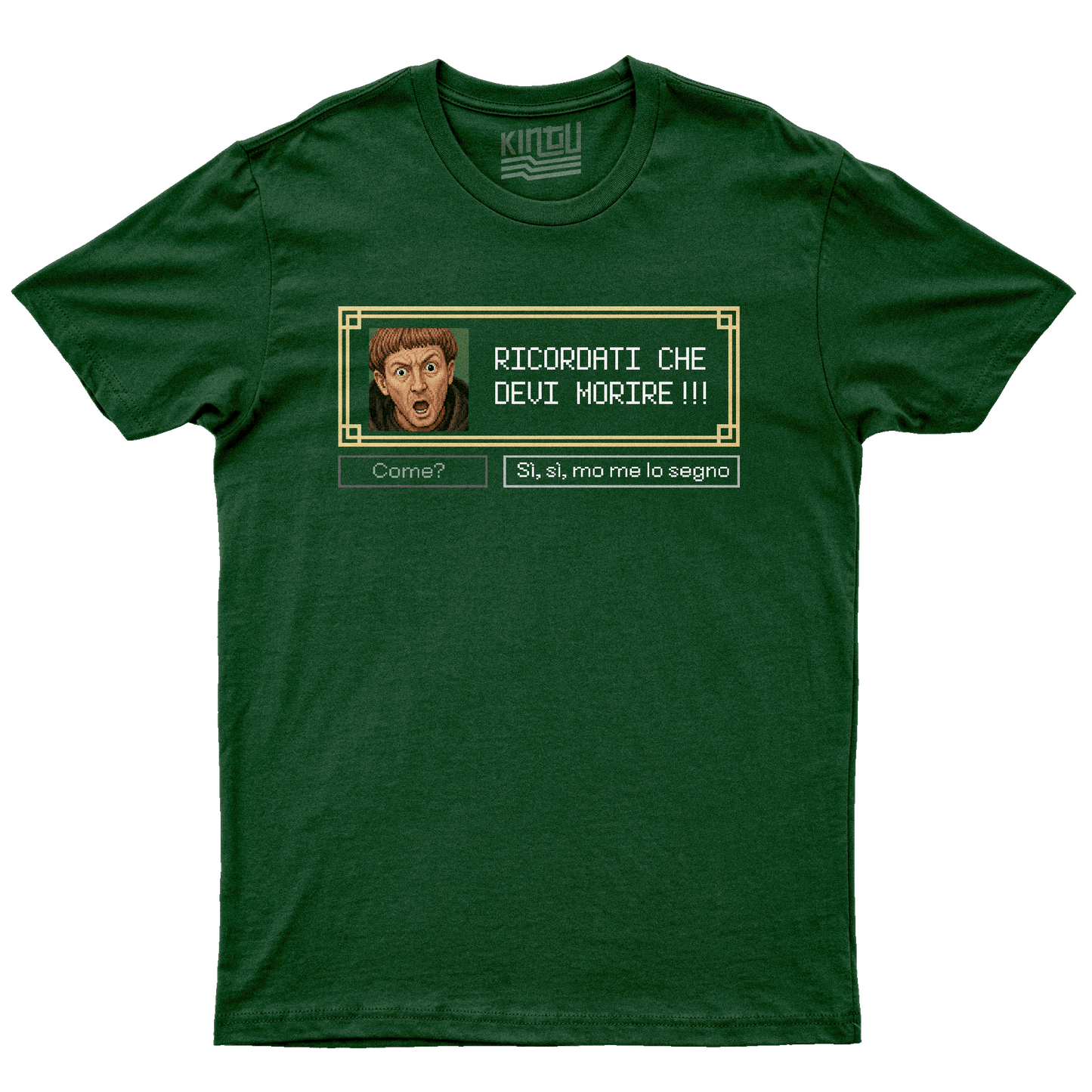 Kintu T-Shirt Ricordati che devi morire - RPG - Non ci resta che piangere