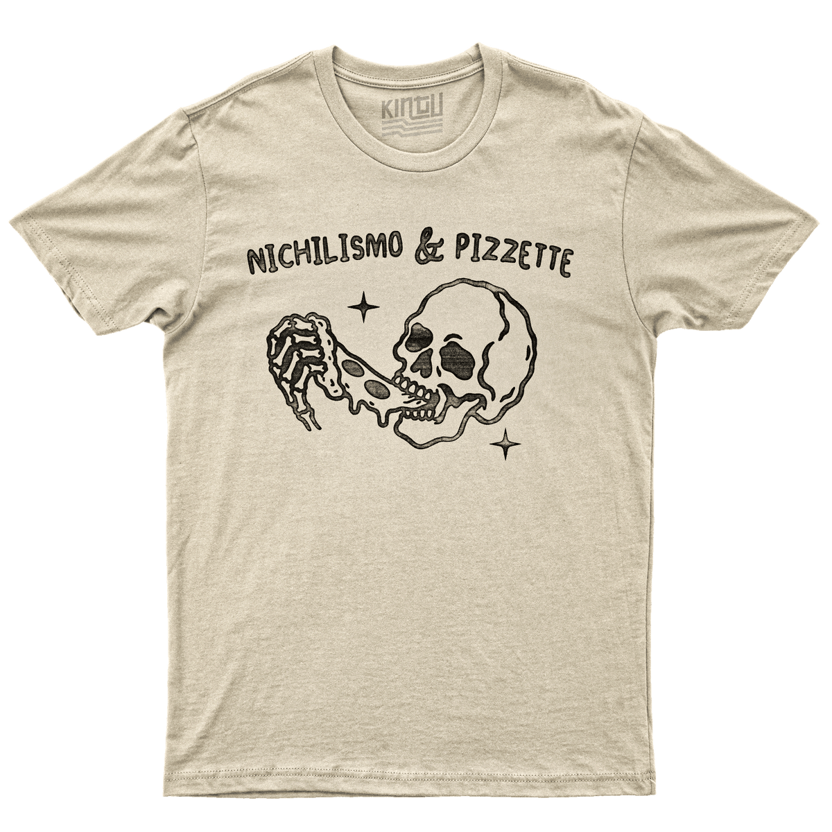 Kintu T-Shirt Nichilismo e pizzette - divertente