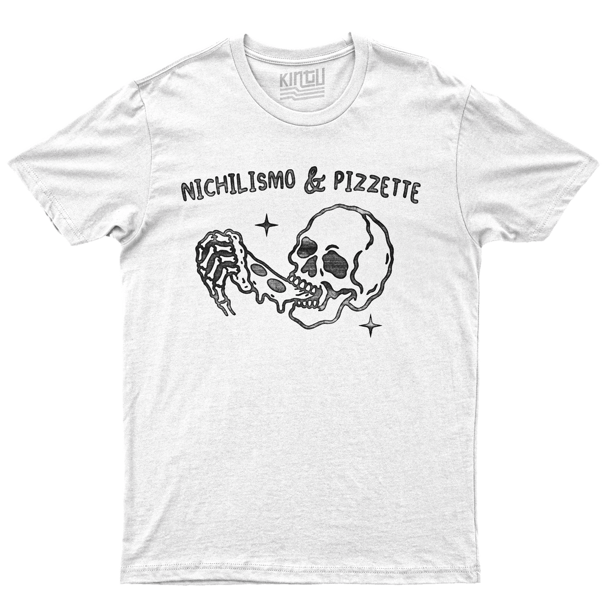 Kintu T-Shirt Nichilismo e pizzette - divertente
