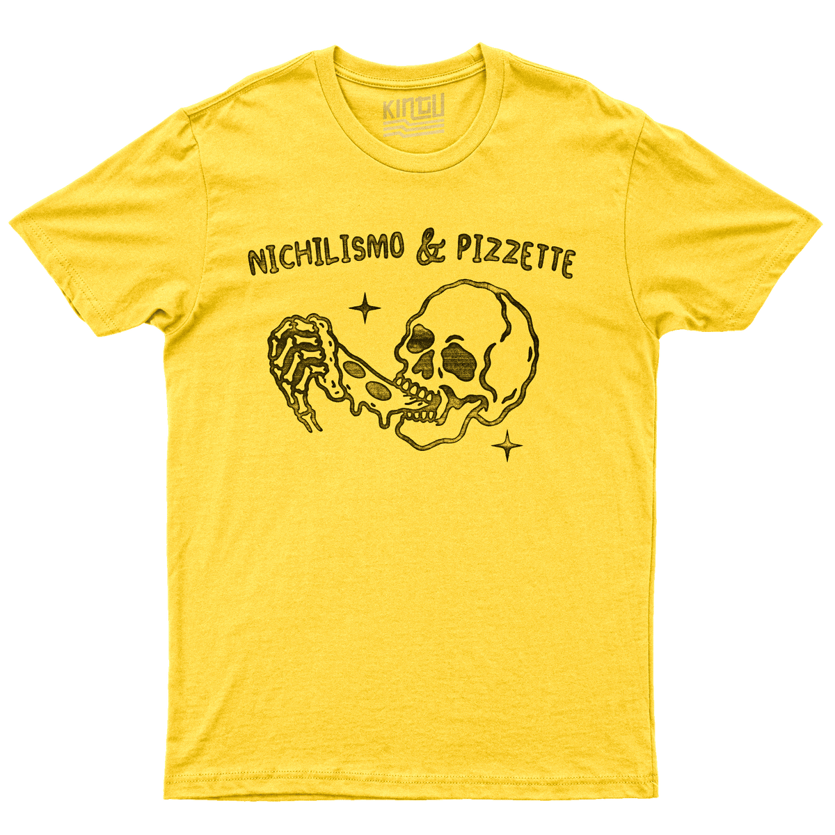 Kintu T-Shirt Nichilismo e pizzette - divertente