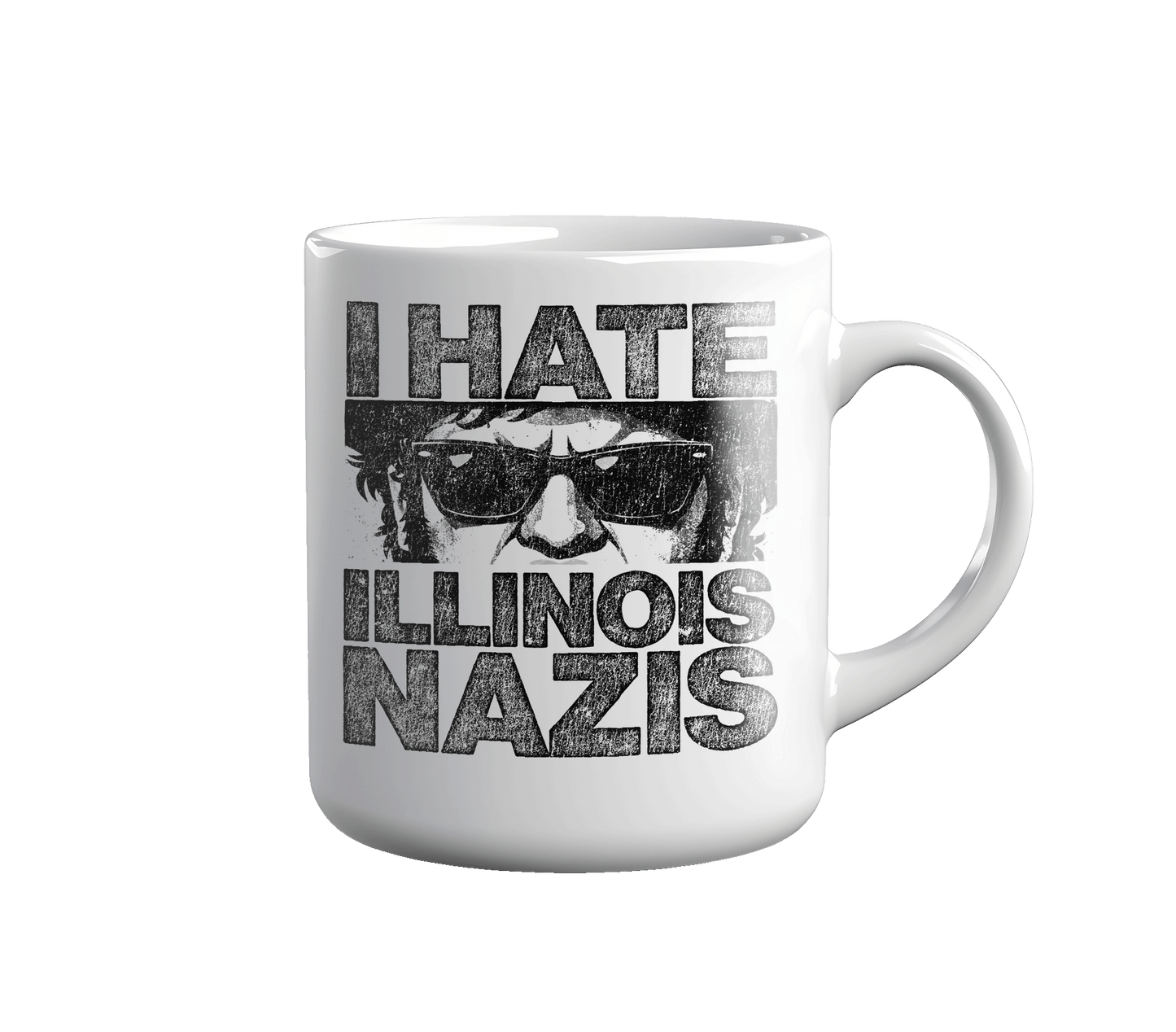 Kintu Tazza In Ceramica I Hate Illinois Nazis - Jake Blues - Blues Brothers Quote