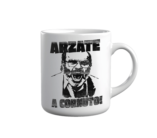 Kintu Tazza In Ceramica Arzate Cornuto - Brega - Cinema - Vintage