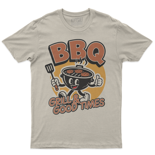 Kintu T-Shirt BBQ - Grill & Good Times - summer time - Barbecue