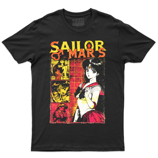 Kintu T-Shirt SAILOR MARS - vintage anime moon