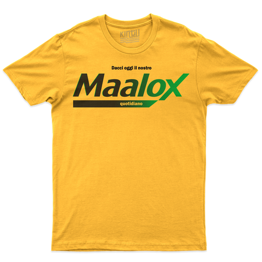 Kintu T-Shirt Gialla Dacci oggi il nostro Maalox quotidiano meme